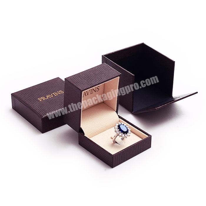 High quality popular plastic jewelry display ring boxes