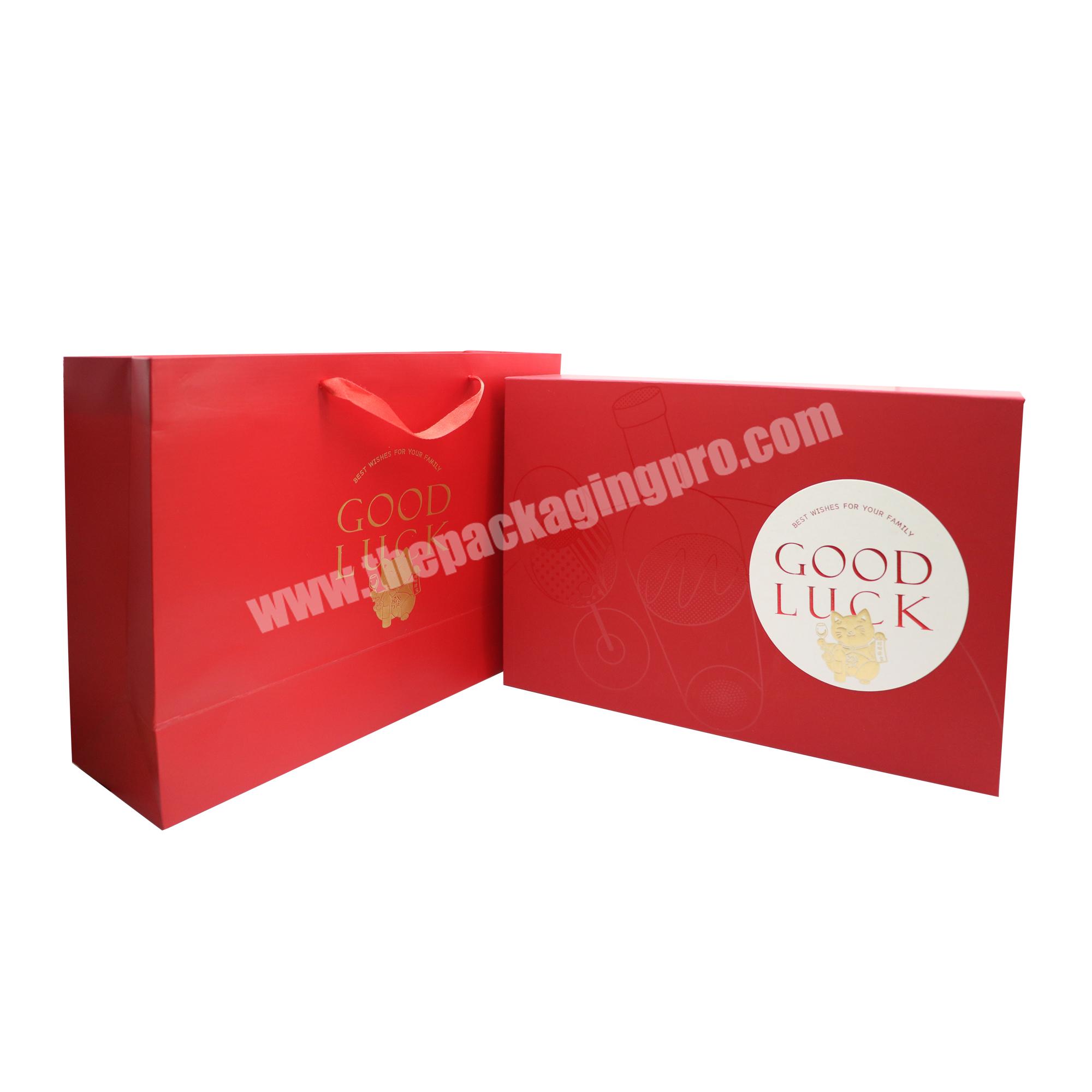High quality stemless wine glass color box wine carrier boxes customized wine gift box