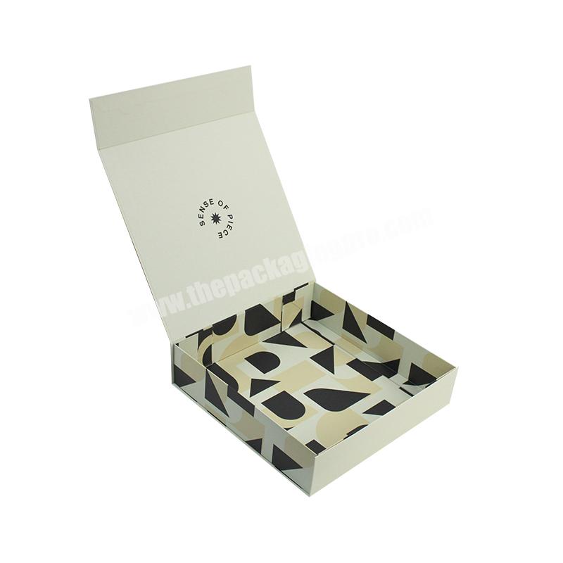 Hot Fancy Magnet Box Carton black Rigid Flat Luxury Magnetic Folding Storage Paper Gift Box