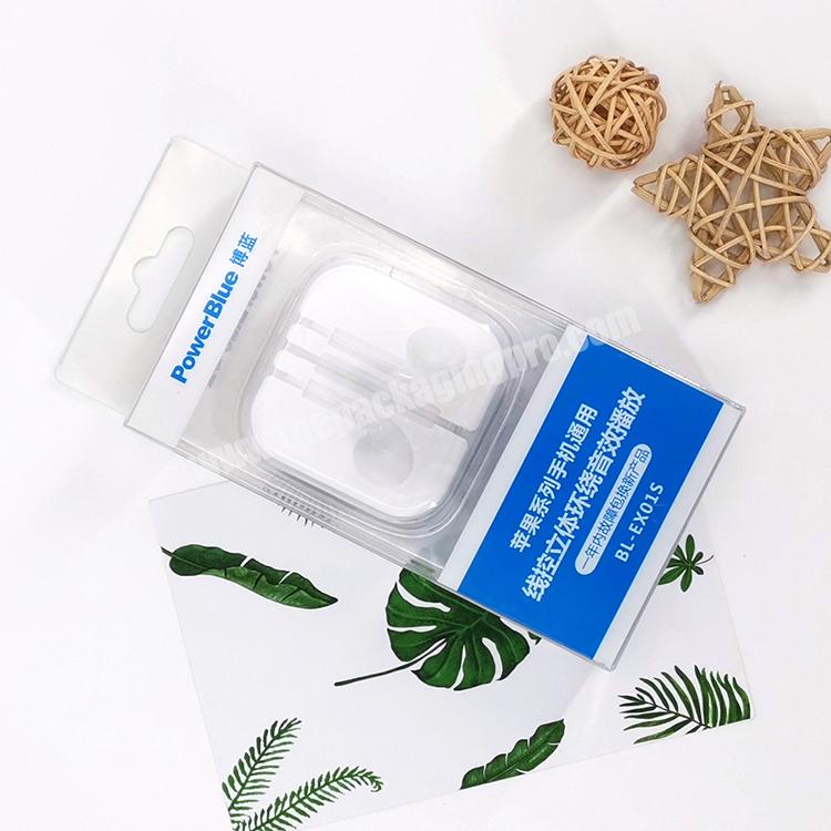 Hot Sale Customized Transparent Plastic Printed PVC PET Box Packaging Small Plastic Case With Insert Blister