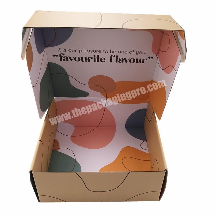 Hot Sale Recycled Both Sides Printing Corrugated Shipping Box Custom Logo Printed Shipping Packaging Mailer Boxes