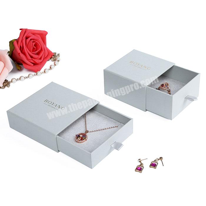 Hot sale individual design fancy custom paper jewelry case