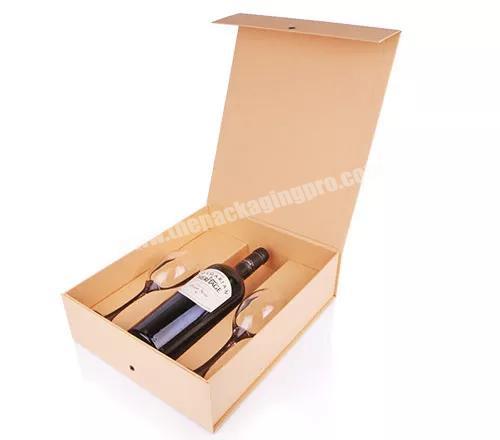Hot sale wine gift box low price wine luxury box wine gift boxes wholesale