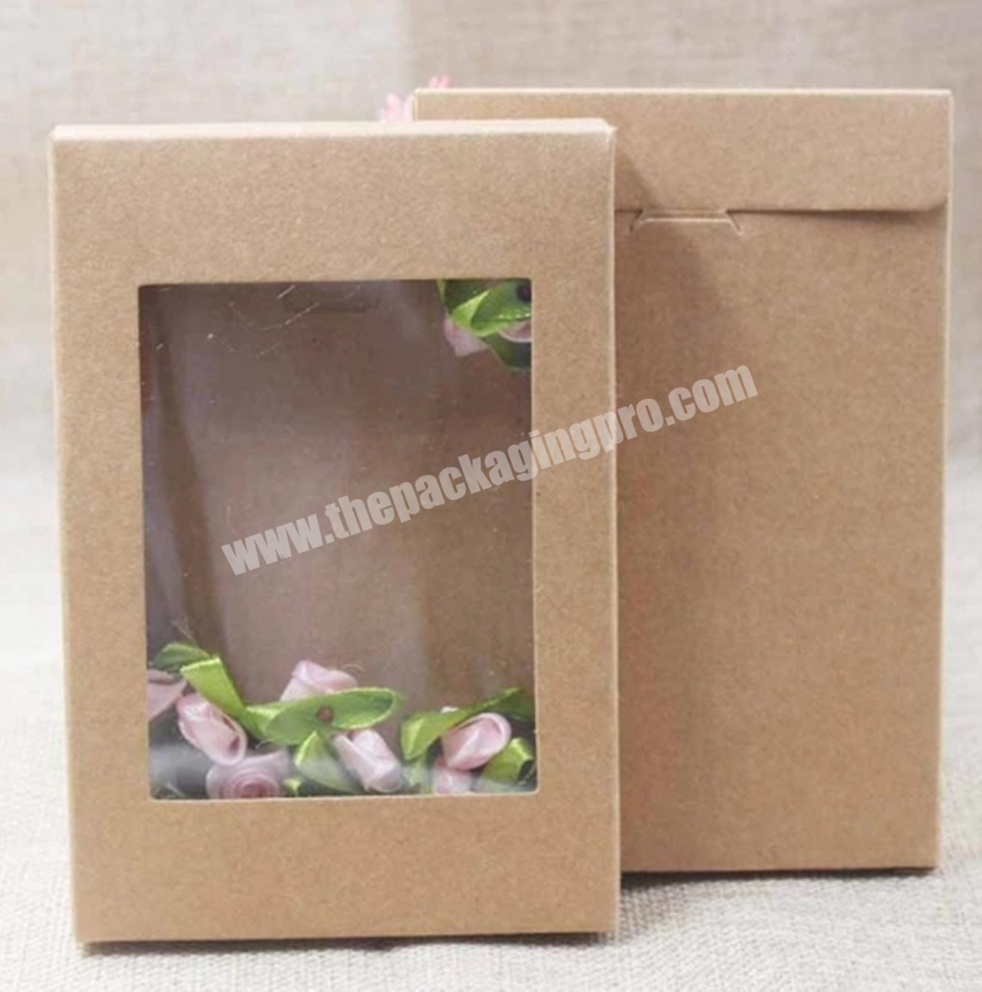 Hot sales Manufacturer Custom Design Mothers Day Gift Small Flower Petal Paper Packaging Box With Transparent Window