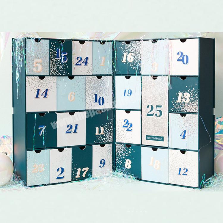 Hotsale Luxury Custom Mystery Box Paper Surprised Cosmetic Jewelry Gift Advent Calendar Mistery Boxes For Packiging