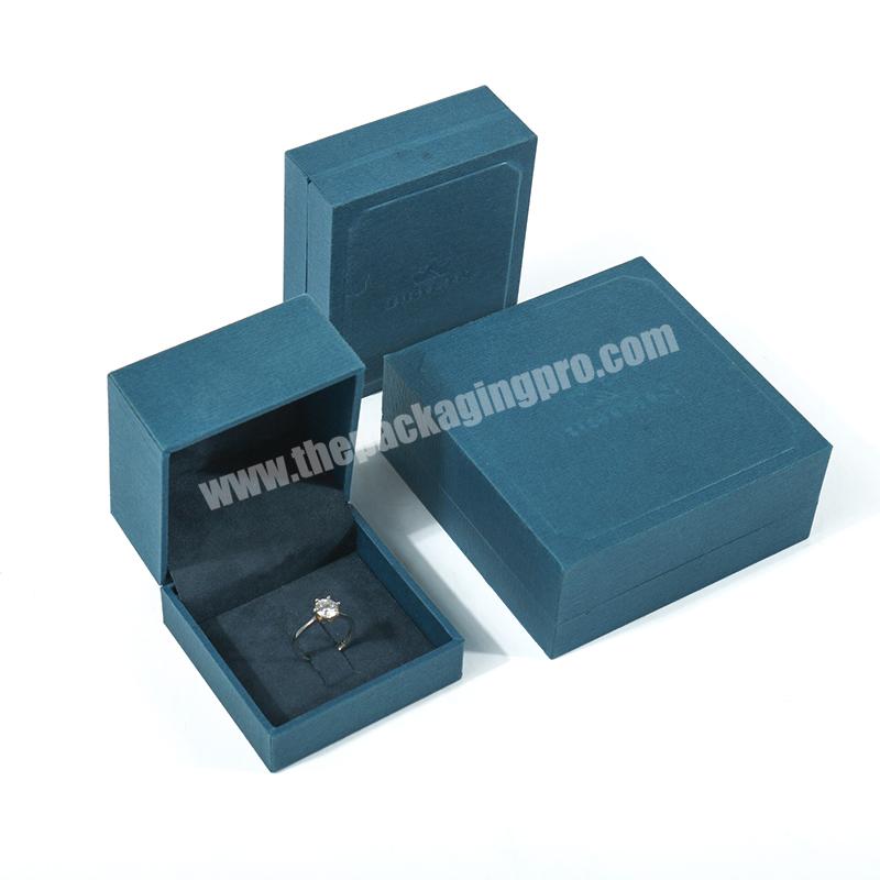 Jewelry Box Factory Wholesale Custom Luxury Cardboard Paper Packing Clamshell Jewellery Gift Box