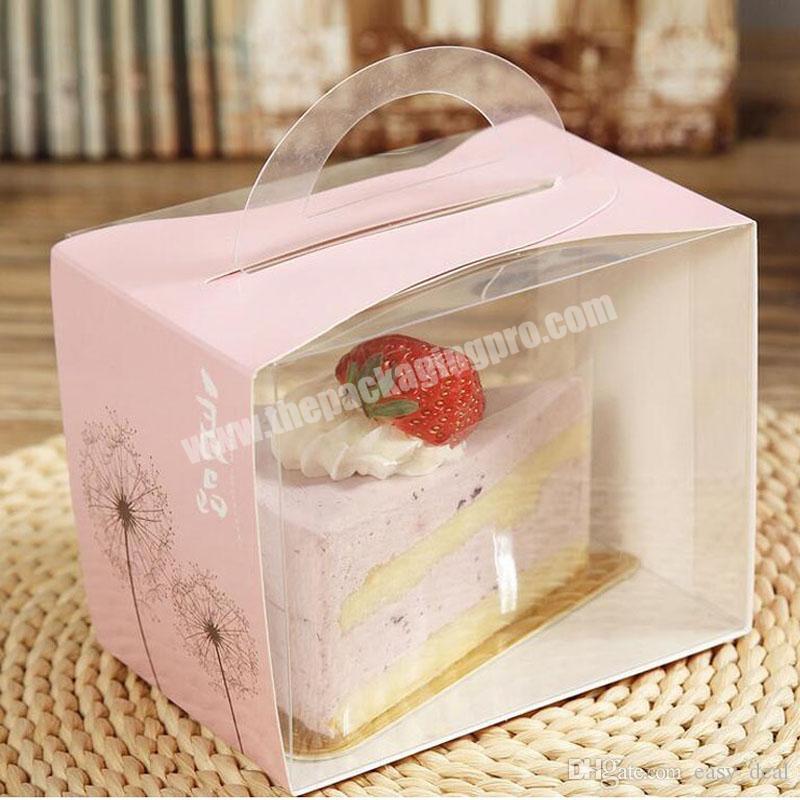 KINSUN Printing Custom Decorative Fancy Cake Boxes Roll Cake Box Small Swiss 20-25 Days Paperboard Ms-cake Box