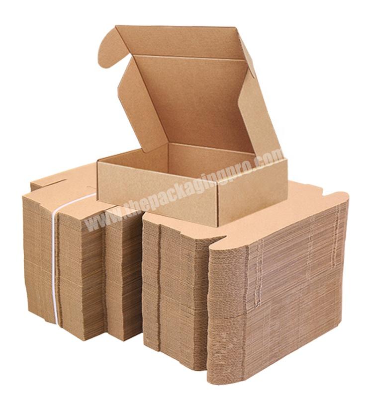 KInSun OEM Small Mailer Box Custom Printed Logo Packaging Corrugated Paper Box  Wholesale Corrugated Shipping Box