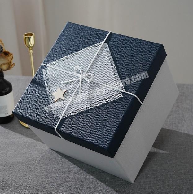 KinSun  Cardboard Paper Mailing Apparel Box  Package Shipping Mailing Tuck Top Paper Box birthday gift box