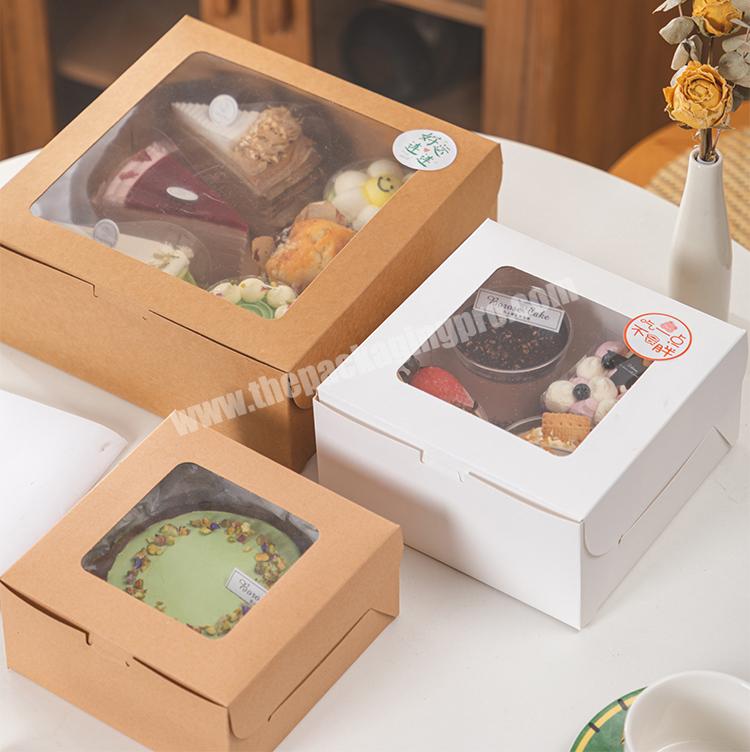 KinSun 6 \8\ 10 \Simple Cheese Cake Packing Box Mousse Thousand Layer Pastry Box Exquisite cake box