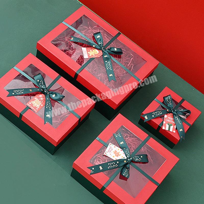 KinSun Custom Free Samples Christmas Box Packaging Wholesale Hot Sale Christmas Gift Box High Quality Eco-friendly Christmas Box