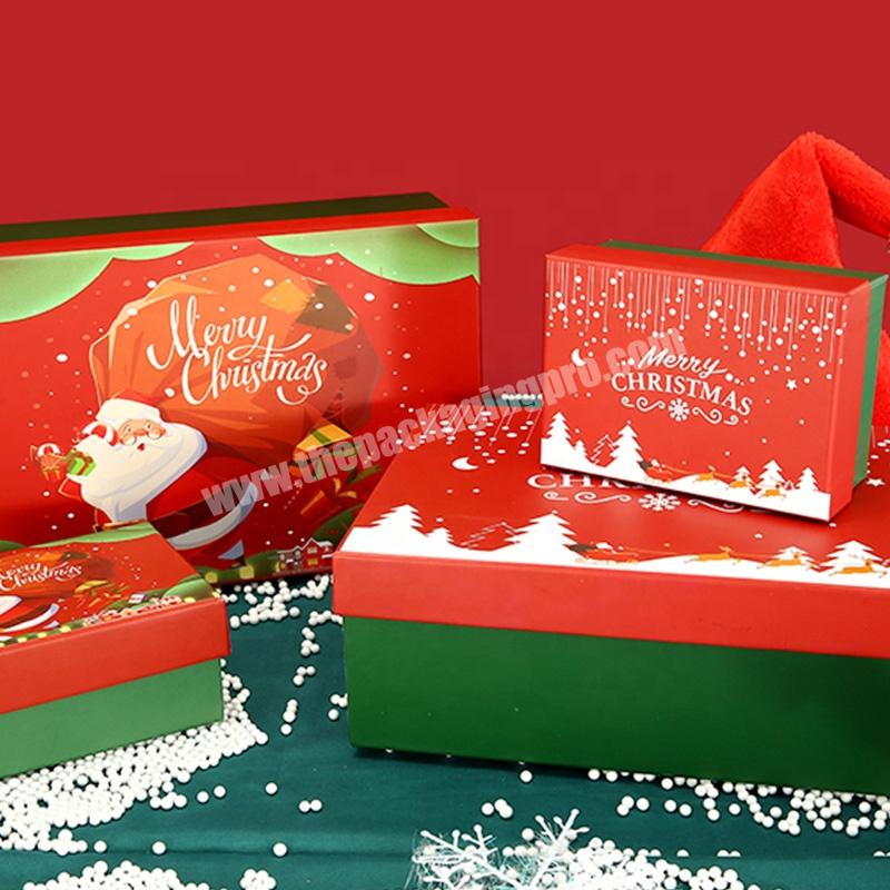 KinSun Custom Logo Christmas Design Gift Box High Quality Luxury Christmas Gift Box Hot Sale Christmas Gift Box Packaging