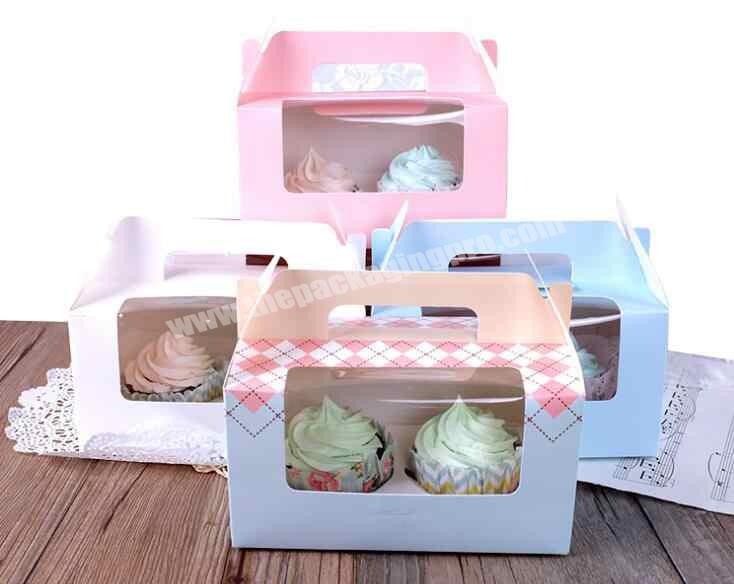 KinSun Custom cupcake box 246-piece portable open-top cupcake simple muffin cupcake box