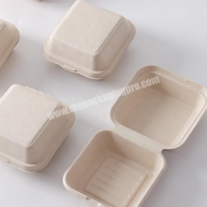 Disposable Biodegradable Food Boxes - Bento Lunch Boxes for Baking, Ca