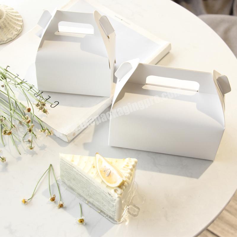 KinSun Disposable pastry cake box portable cake packaging box dessert mousse box