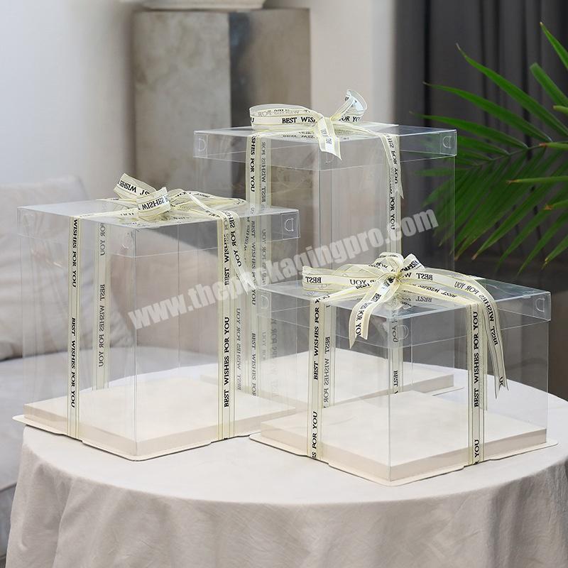Cake Carriers Portable Transparent Cake Boxes Lid - Temu