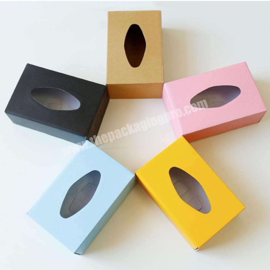 KinSun Paper tissue box living room tea table tissue box household creative desktop napkin box