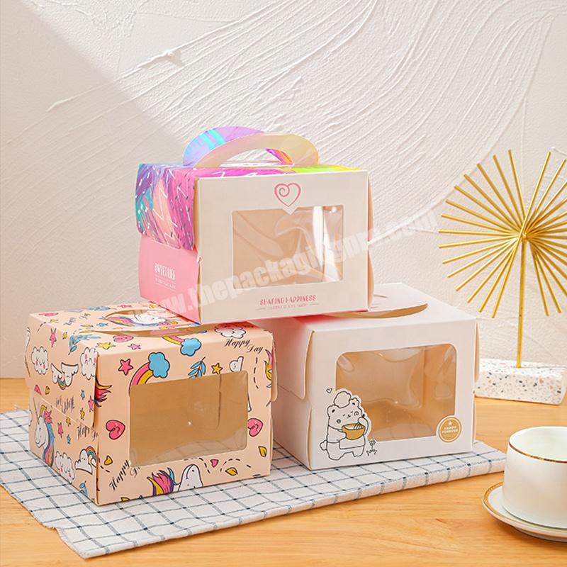 KinSun Wholesale Custom Logo Cake Box 46812 Inch Wholesale Cake Packaging Box Personalized Sweet Packing Boxes