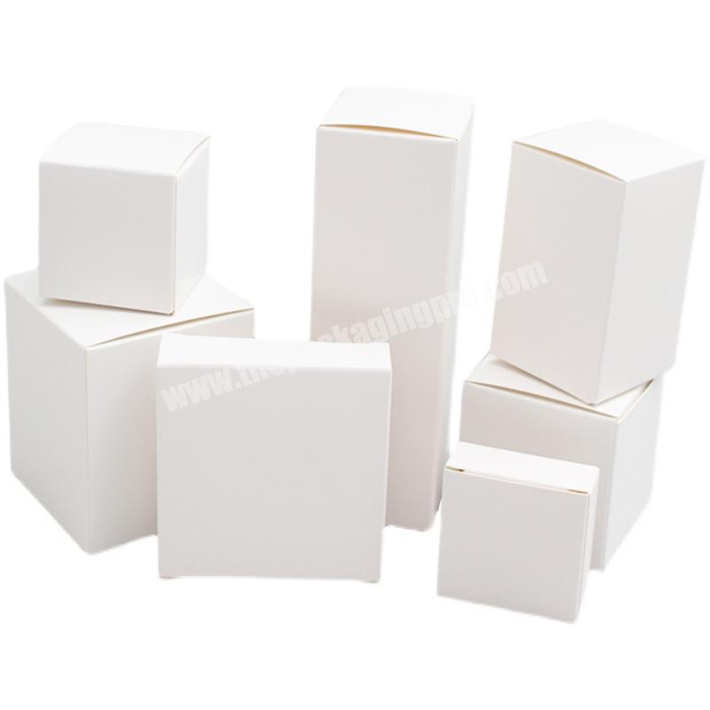 KinSun Wholesale white paper boxes white cardboard packaging boxes customized 350g universal paper boxes