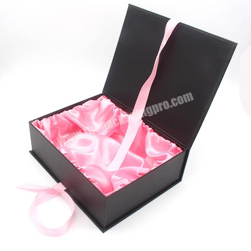 Large different sizes  baby cardboard gift paper donut packaging folding box with ribbon