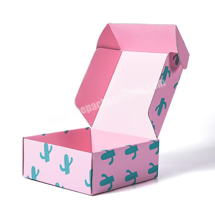 Lipack Custom Good Price T Shirt Packaging Boxes Corrugated Foldable Cosmetic Packaging Box
