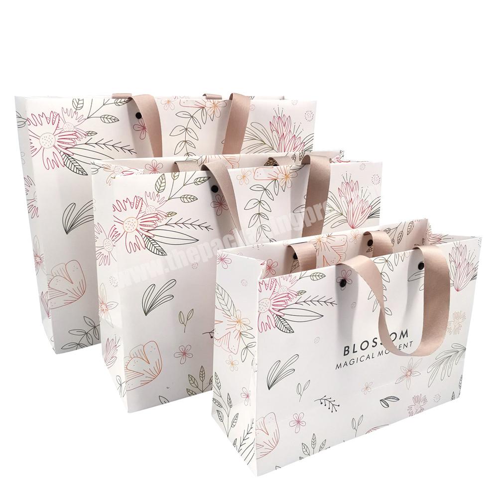Lipack Custom Hande Made Luxury Printed Paper Shopping Bags For Packaging