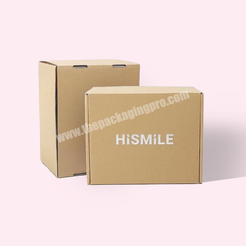 Lipack Custom Logo E Flute Corrugated Shipping Mailer Boxes Eco Friendly Packaging Paper Box