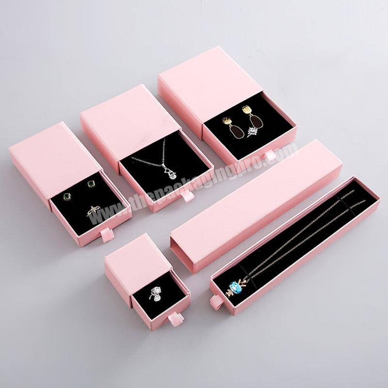 Lipack Custom Reasonable Price Jewelry Box Sliding Small Earring Paper Packaging Jewelry Box