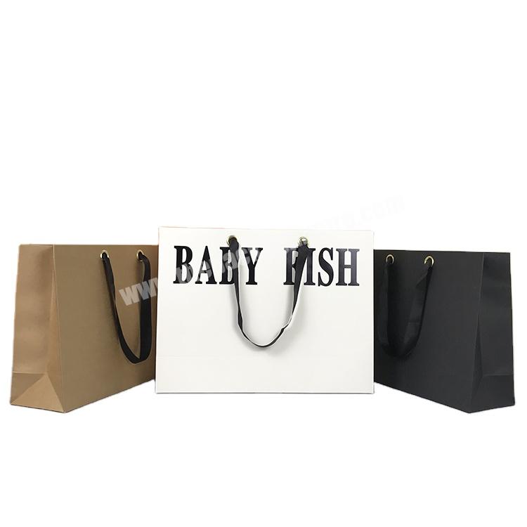 Lipack Luxury Large Paper Retail Shopping Bag Custom Printed Big Paper Bags For Packing