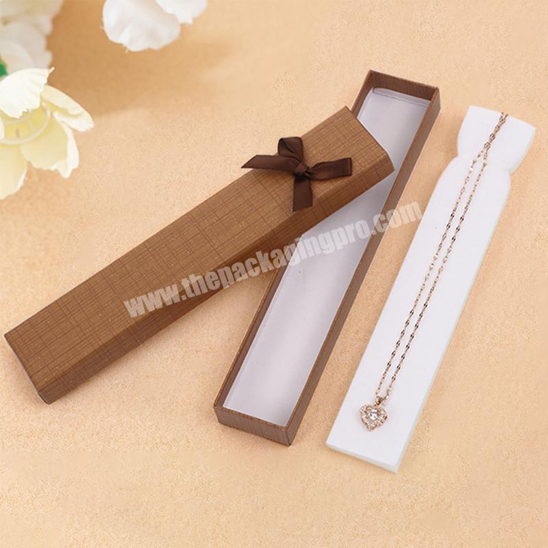 Lipack Luxury Rectangle Jewelry Paper Packing Gift Boxes Eco-Friendly Design Paper Boxes For Jewelry