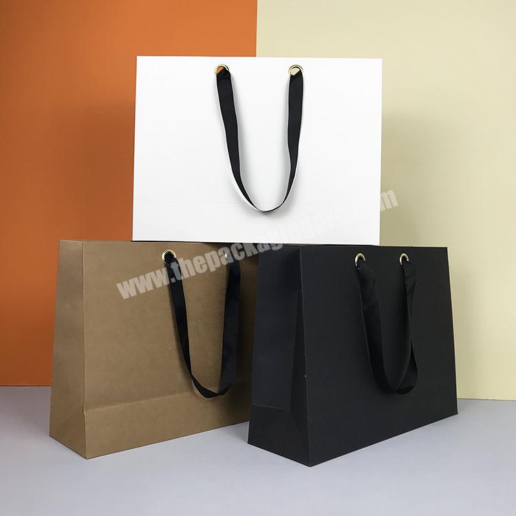 Lipack Reusable Extra Large Paper Carrier Bags Foldable Recycled Shopping Paper Bag With Handle