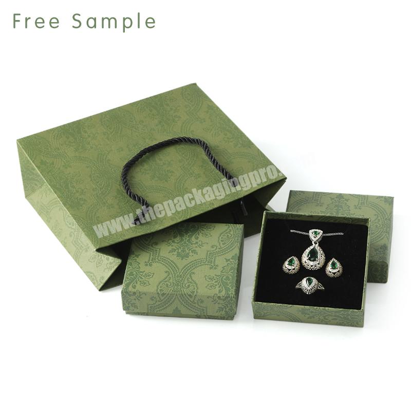 Lipack Wholesale Small Luxury Jewelry Paper Packaging Custom Personalized Cardboard Jewelry Gift Box For Necklace Ring Earrings