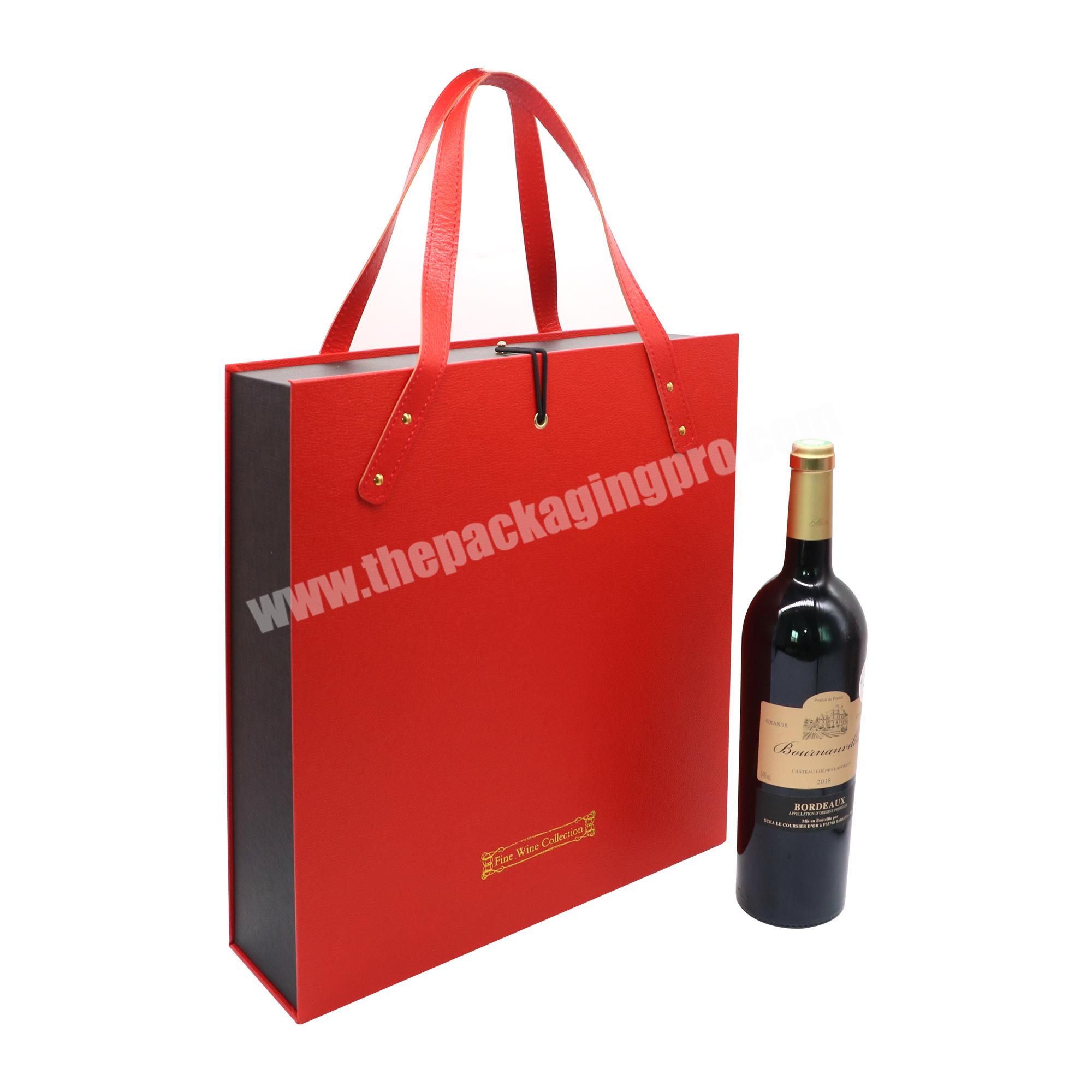 Low moq wine tumbler gift set box luxury custom wine boxes wine glass box set