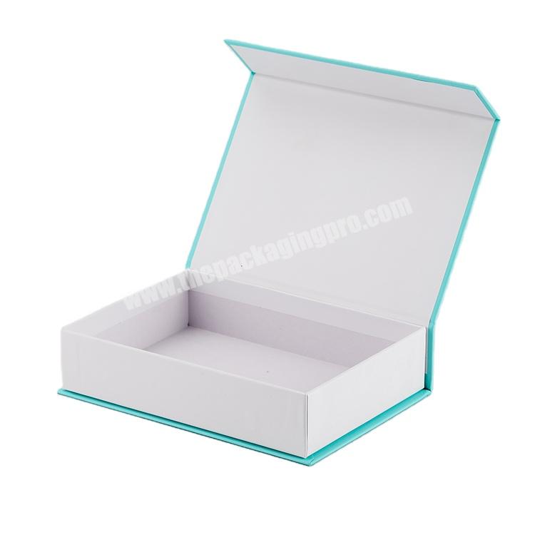 Luxurious book style magnetic box for Jewelry gift box packaging
