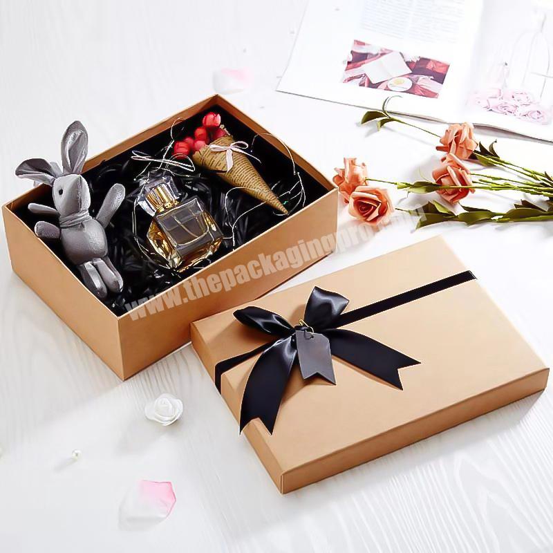 Luxury Commercial Use Gift Box Black Packaging Large Magnetic Gift Box For Handbags