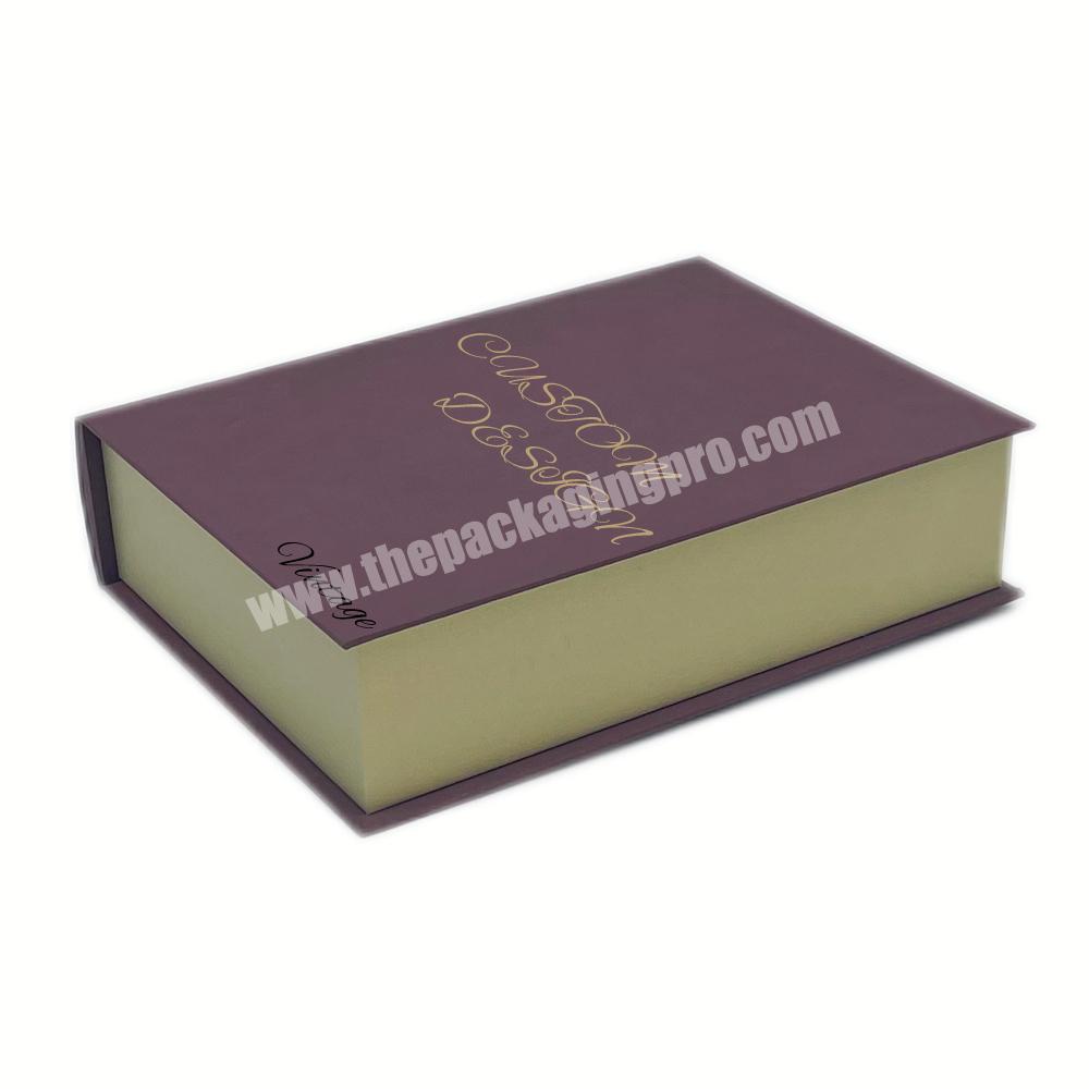Luxury Custom Book Box Cardboard with Your Own Print