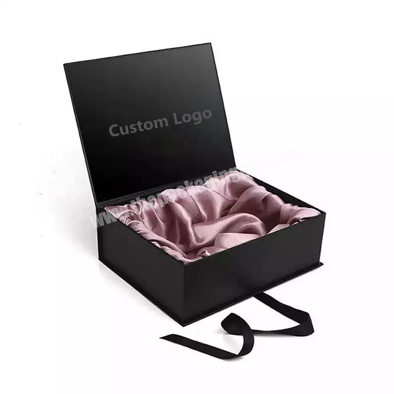 Luxury Custom Logo Folding Packaging Boxes Mug Set Ceramic Coffee Cup Set Gift Box With Satin