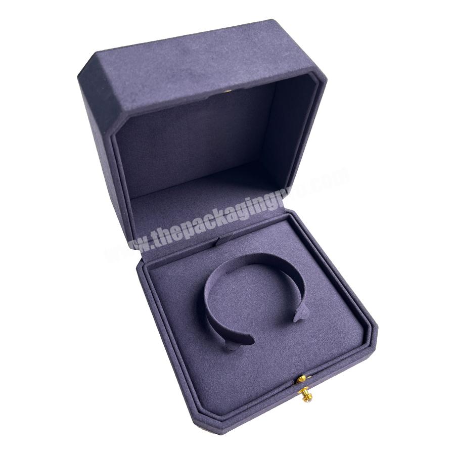 Luxury Flannel Jewelry Gift Box Velvet Ring Necklace Bracelet Jewelry packaging