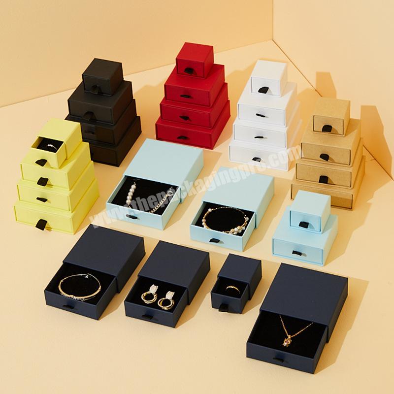 Luxury Pendant Hoop Earrings Paper Jewelry Packaging Box