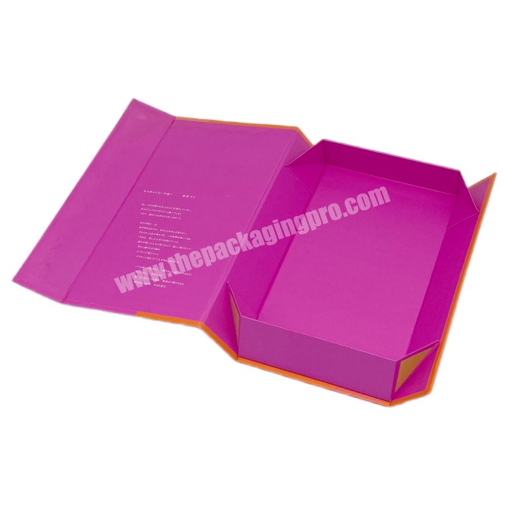 Luxury Rigid Book Shape Paper Cardboard Magnetic Gift Boxes Packaging Gifts Box Custom Design
