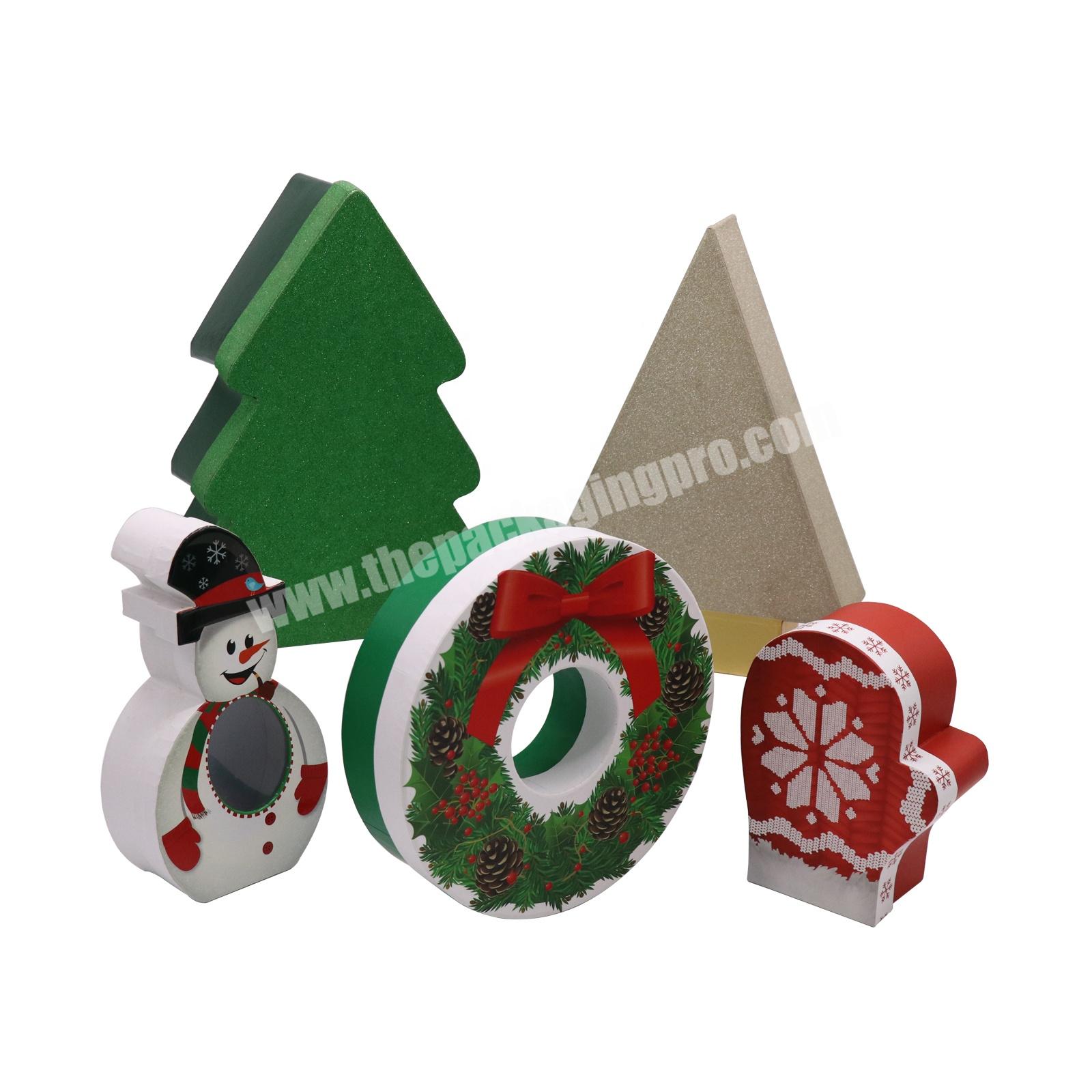 Luxury christmas style paper round macaron boxes cylinder biscuit packaging gift boxes custom round food paper boxes