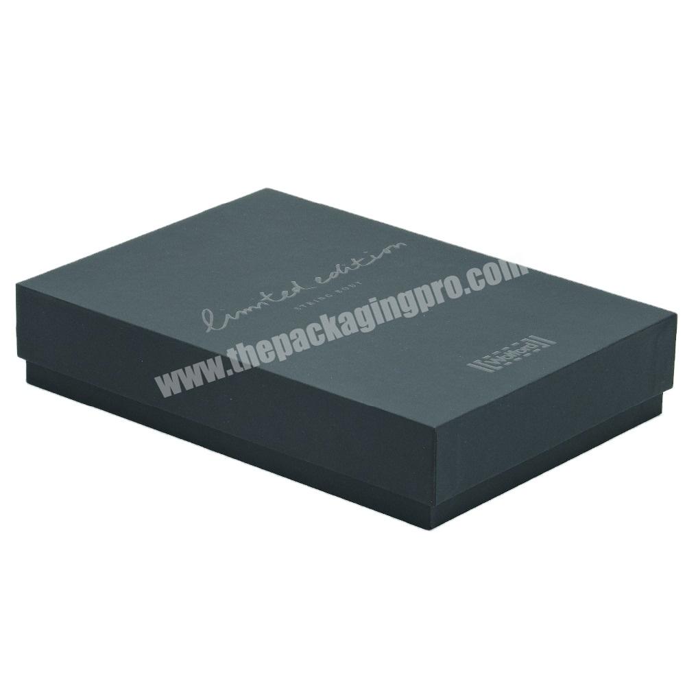 Luxury custom black gift box for shapewear lingerie box packaging apparel packaging boxes apparel package
