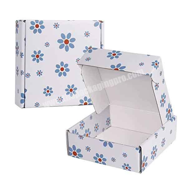 Luxury lingerie baby blanket kraft paper rigid cardboard foldable shipping mailing packaging box