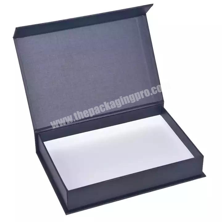 Magnetic Closure Flap Elegant Bespoke Paper Cardboard Gift Boxes With Hinged Lid