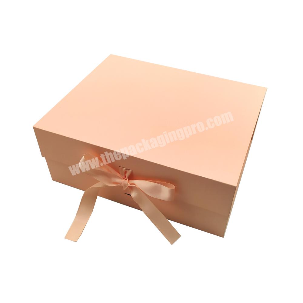 Magnetic paper cardboard packaging collapsible gift boxes