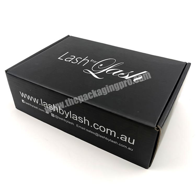 Manufacture Luxury Custom Made Color Printed corrugated printed box High Heels black mailer shipping box for underwear