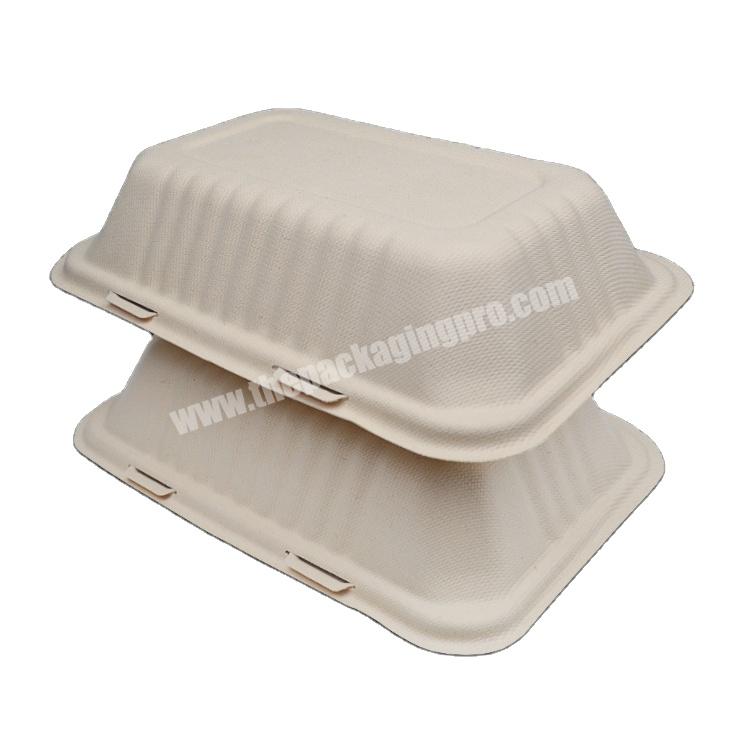 New Arrival Customized Logo Compostable Disposable Food Containers with Lids