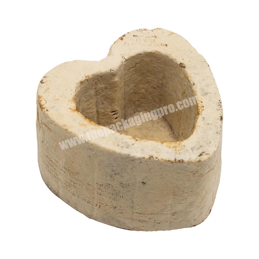 New Custom Biodegradable Mycelium Material Box Inlays Material Inner Tray Packaging for Candle Natural EcoFriendly