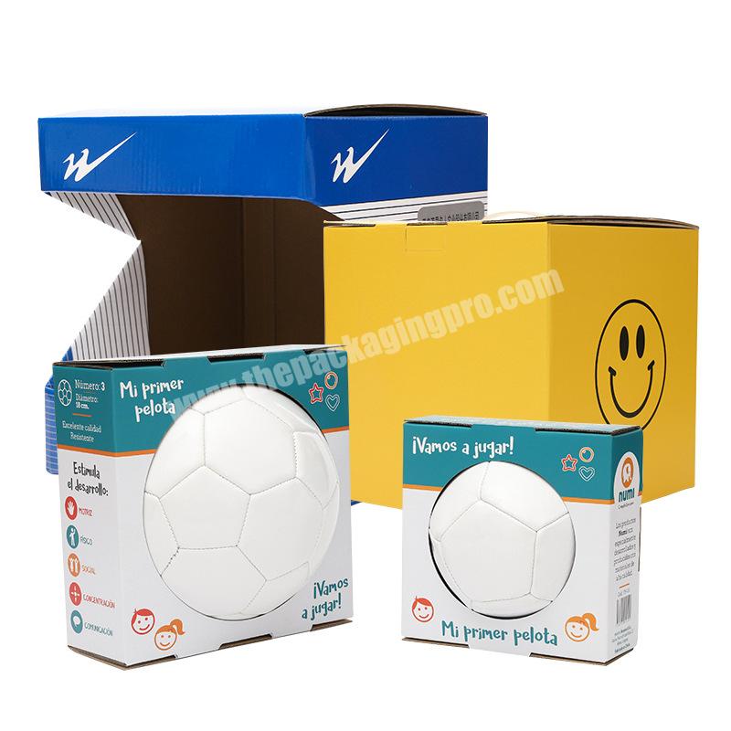 OEM Corrugated Sport Basketball Packaging Box Soccer Ball Box