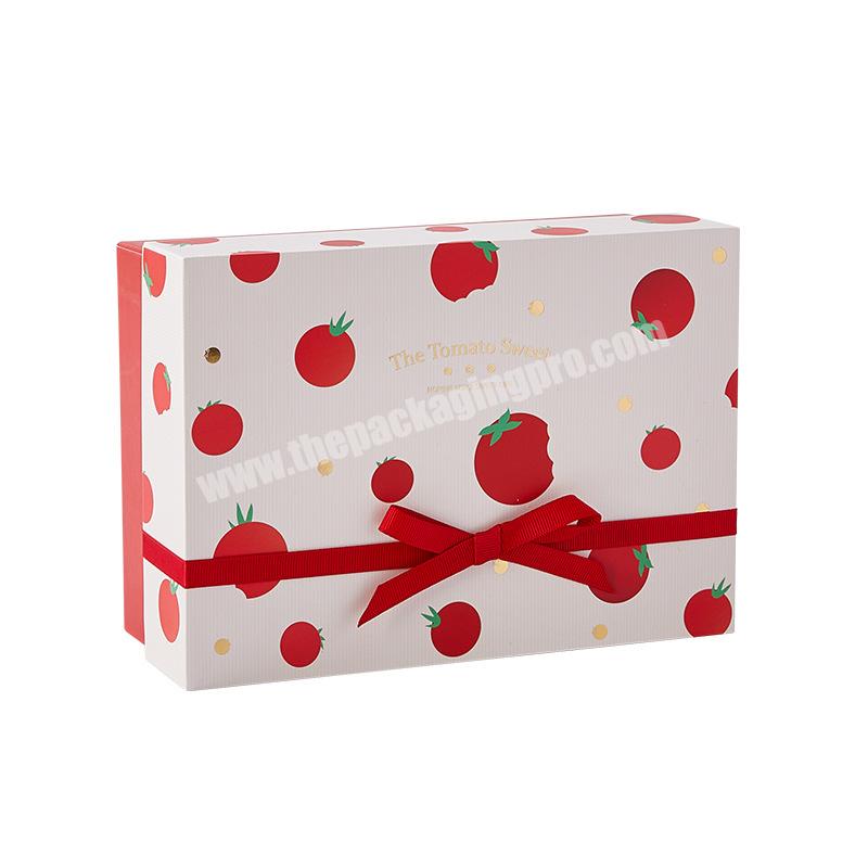 OEM Manufacturer Girl Birthday Creative Personality Ribbon Cardboard Custom Simple Packaging Gift Box